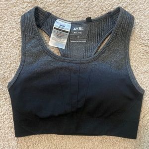 AYBL Pulse Ombré Sports Bra Black